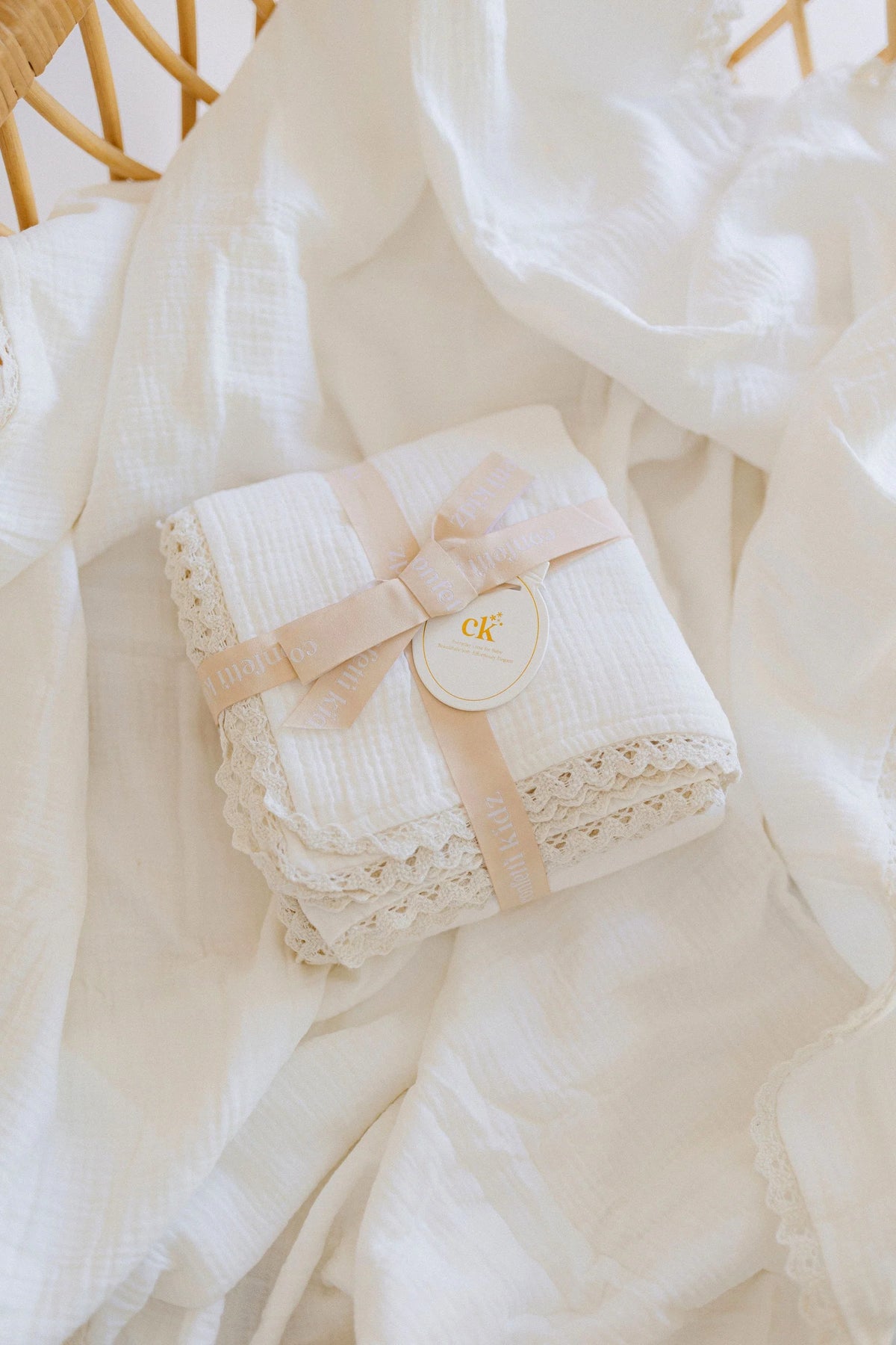 Classic Muslin Blanket | White