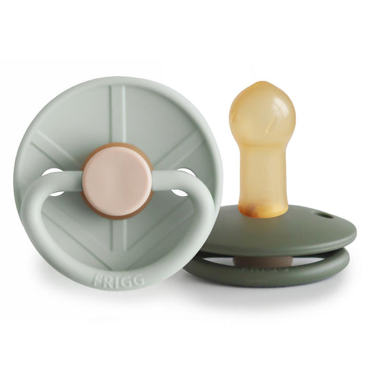 FRIGG Viking Pacifier 2 Pack Latex – 6-18 months / Sage and Olive