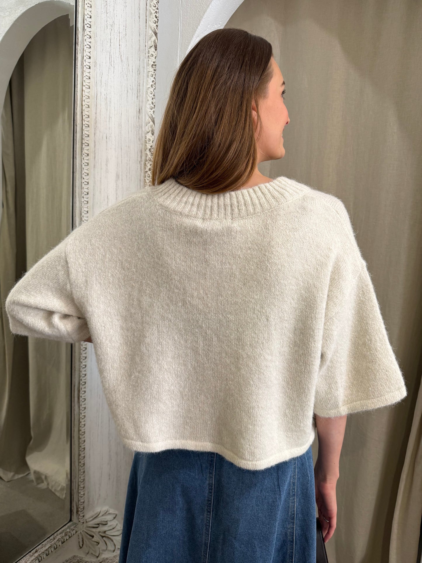 BEAU CARDI - CREAM