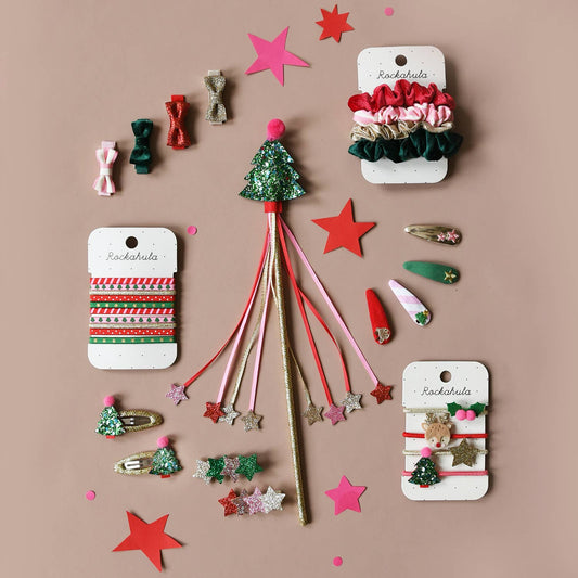 Christmas Tree Glitter Clips