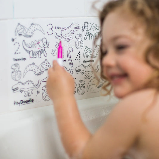 Mini Colouring & Doodle Mat - DinoRoar