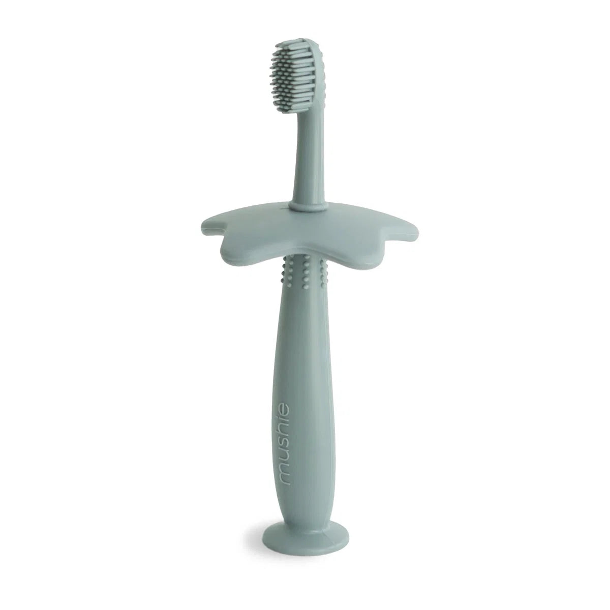 Mushie Training Toothbrush – Cambridge Blue