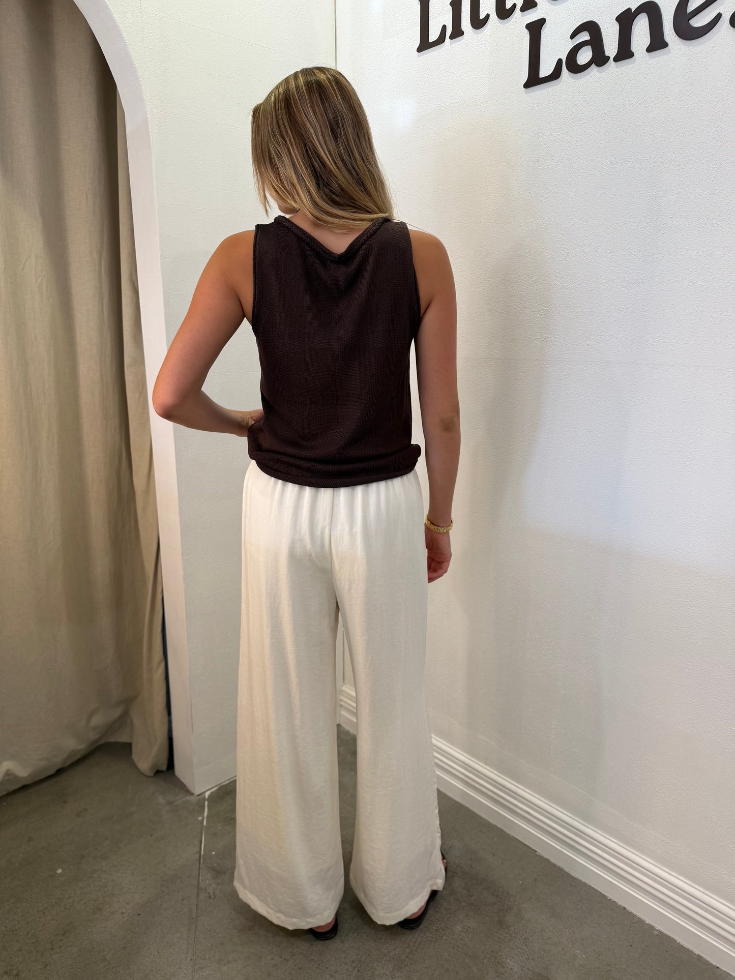 Scoop Spring Tank - Cocoa