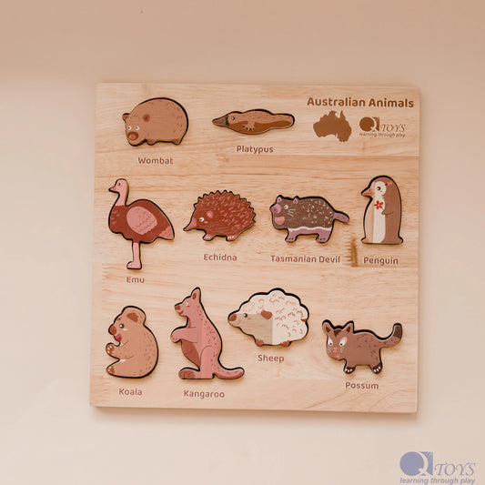 Qtoys Natural Australian Animal Puzzle