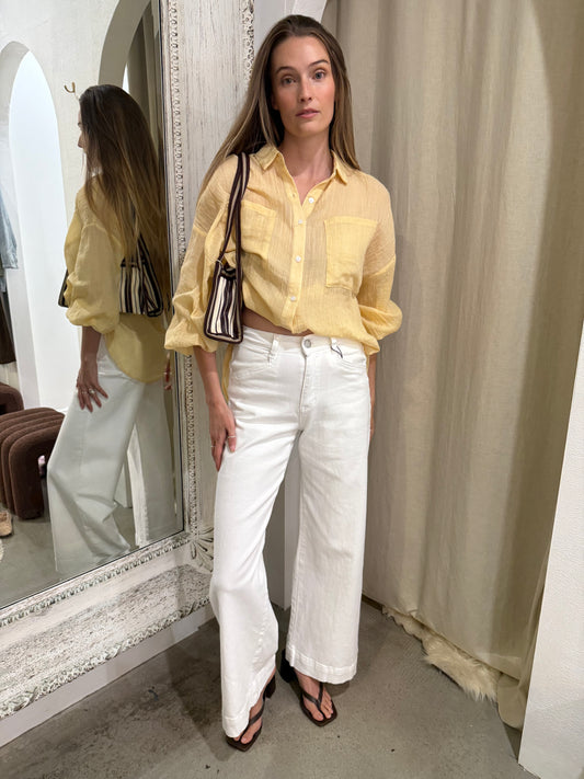 HAYES DENIM JEAN - WHITE