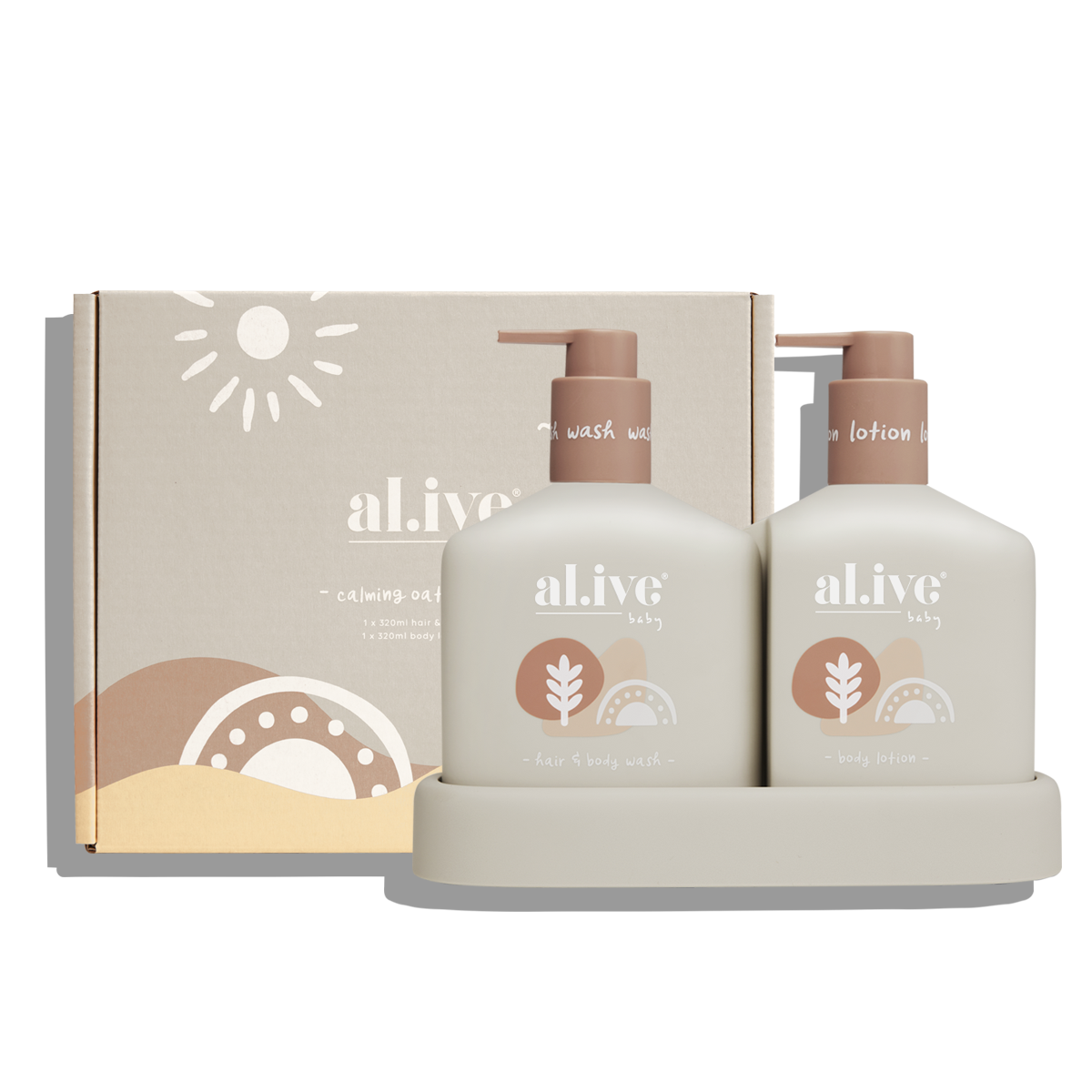 Al.ive Body Baby Hair & Body Duo - Calming Oatmeal
