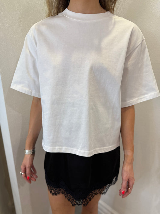 TRIGG BOXY TEE - COCONUT