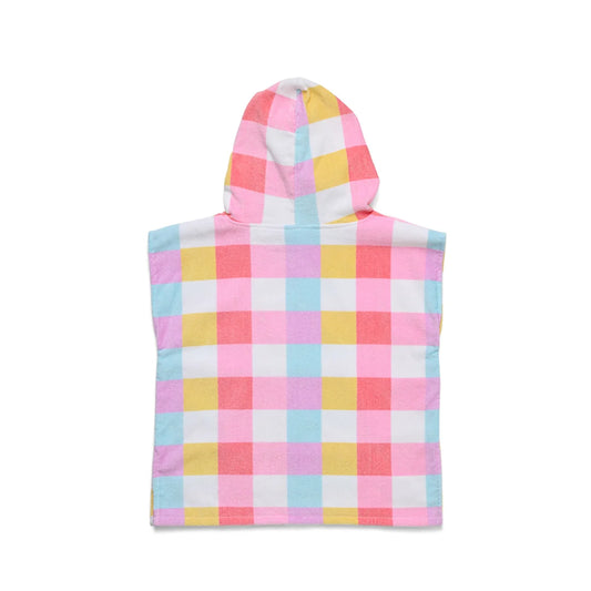 Hooded Towel - Pop Gingham