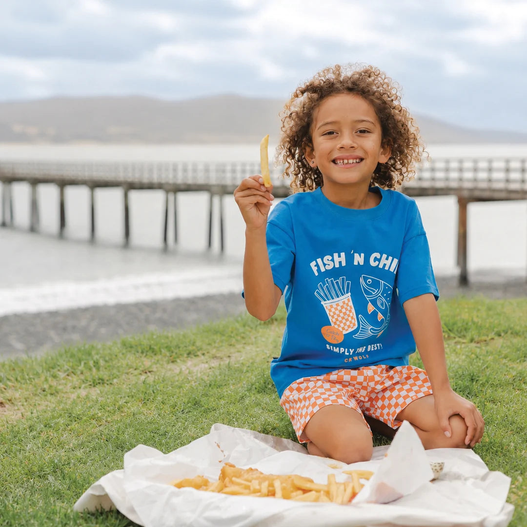 Sun Smart T-Shirt - Fish 'n Chips