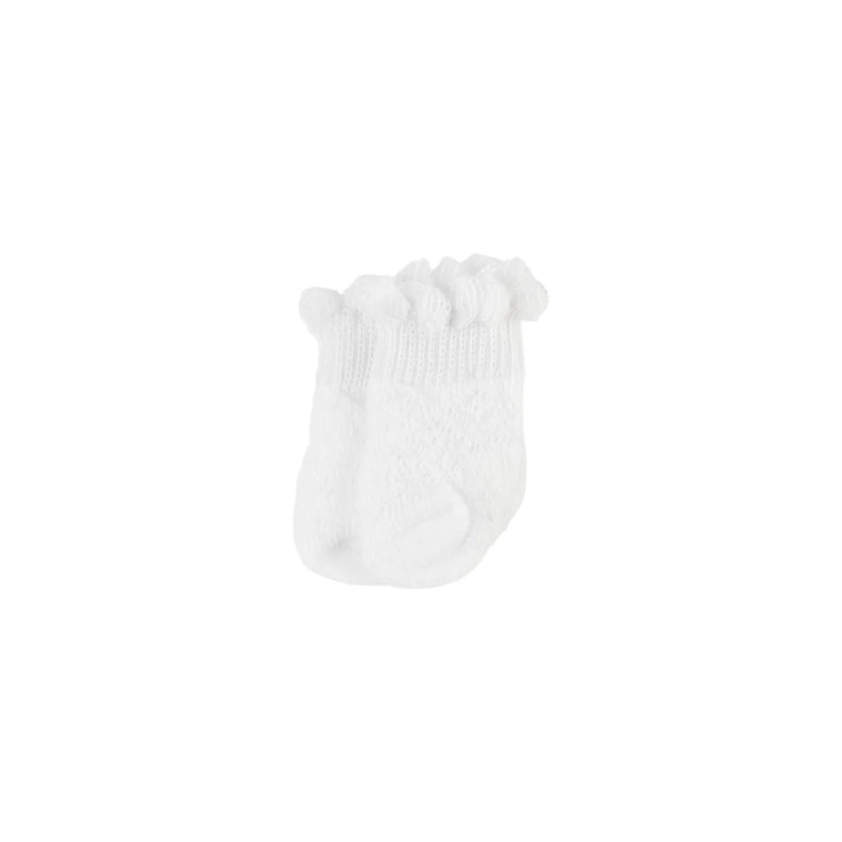 Frill Ankle Sock for 34cm Dolls - White