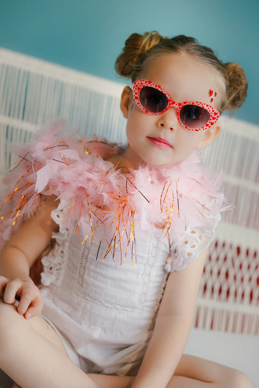 Lulu Toddler Sunglasses – Red Heart (0-3 years)