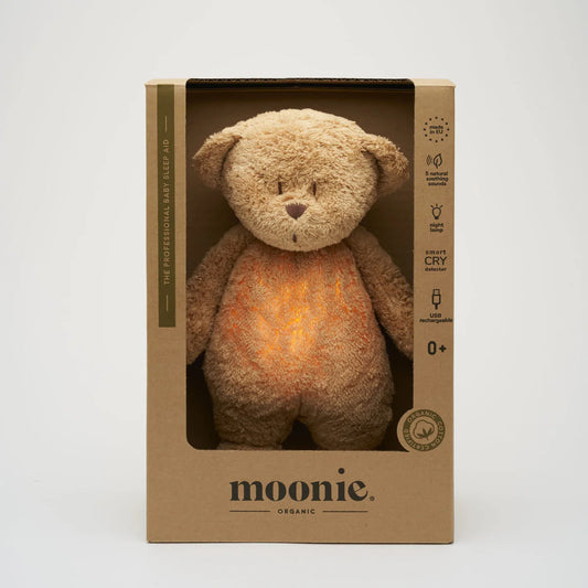 Moonie Organic Humming Bear - Cappuccino
