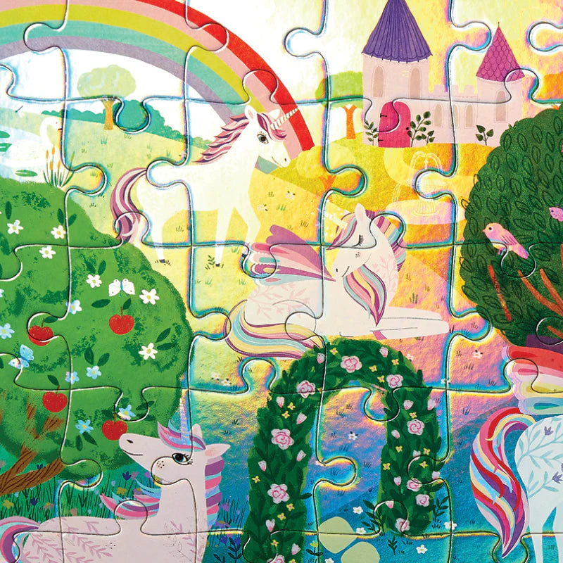 Foil Puzzle 60 pc - Sparkling Unicorn