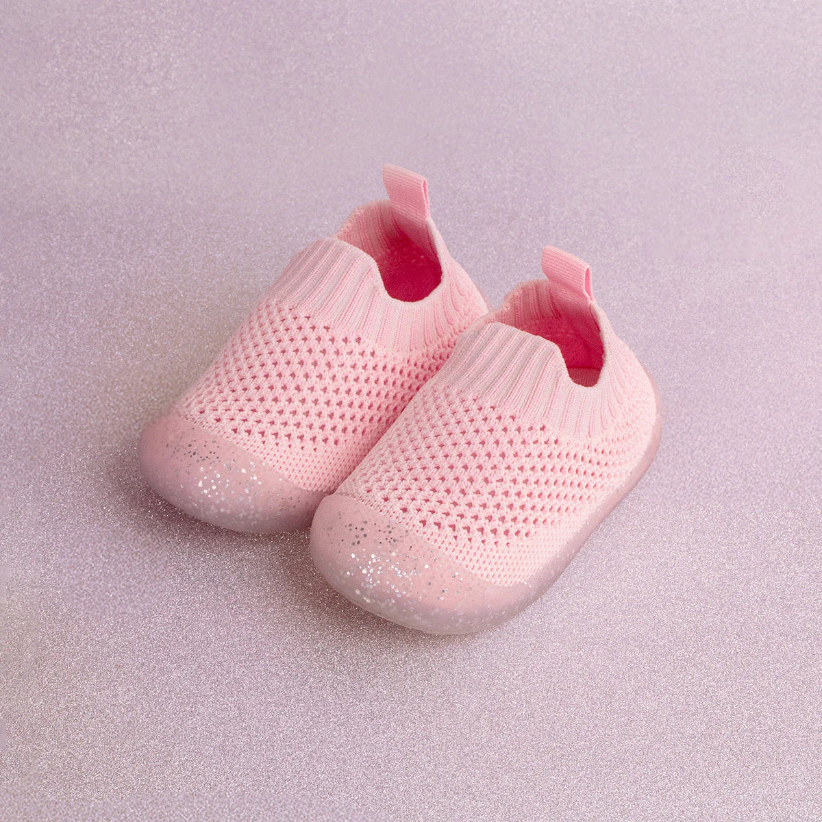 Duckies Slip-On Glitter Pink