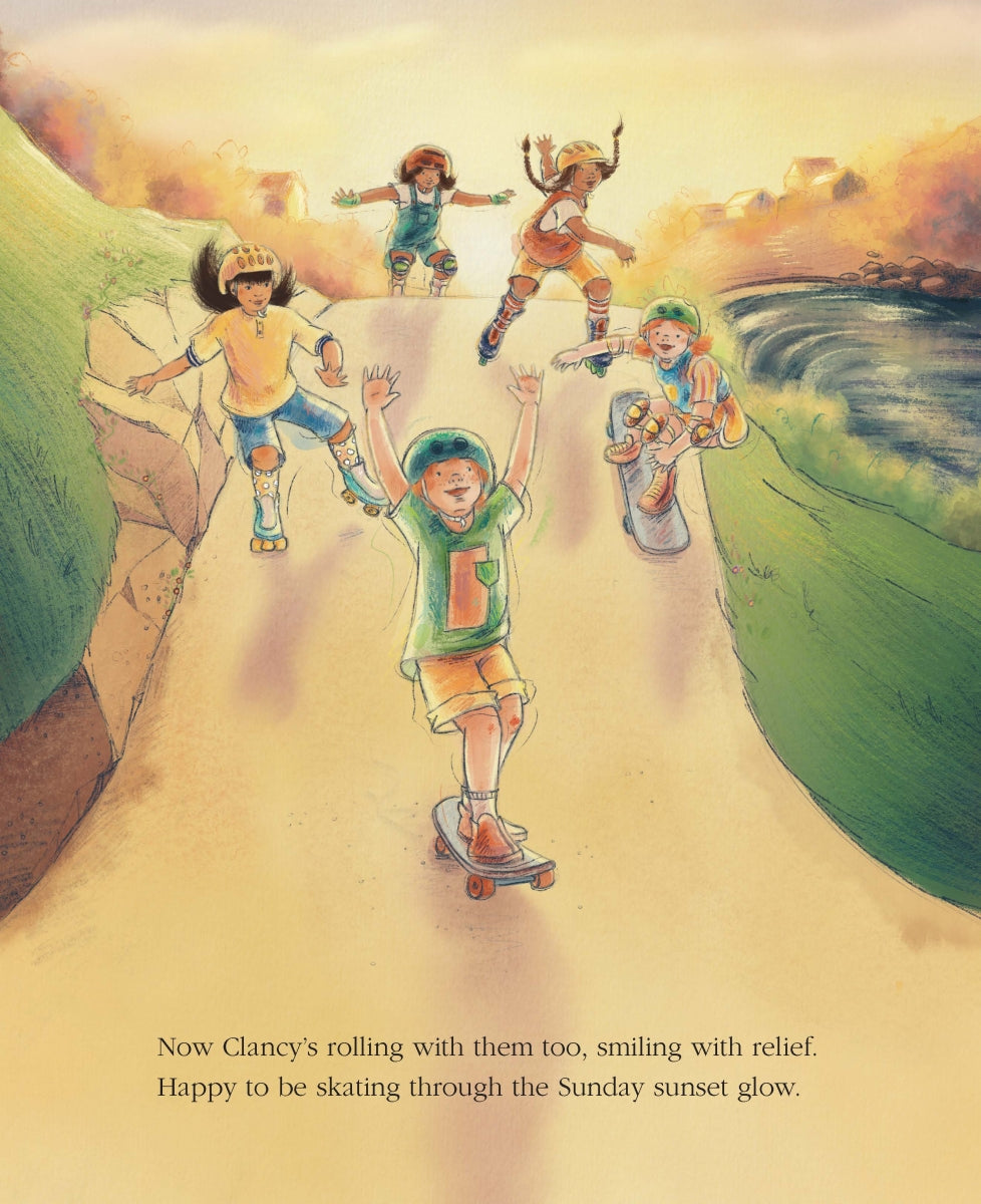 Sunday Skating by Andrea Rowe