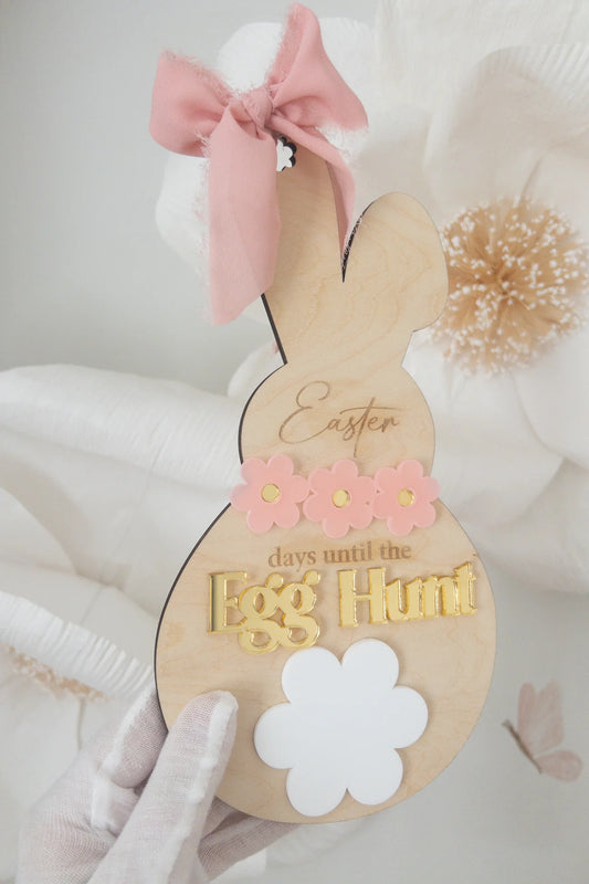 Easter Egg Hunt Count Down Board
