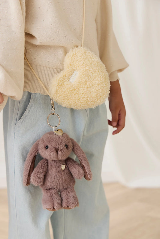 Snuggle Bunnies - Penelope Bunny Keyring - Spice