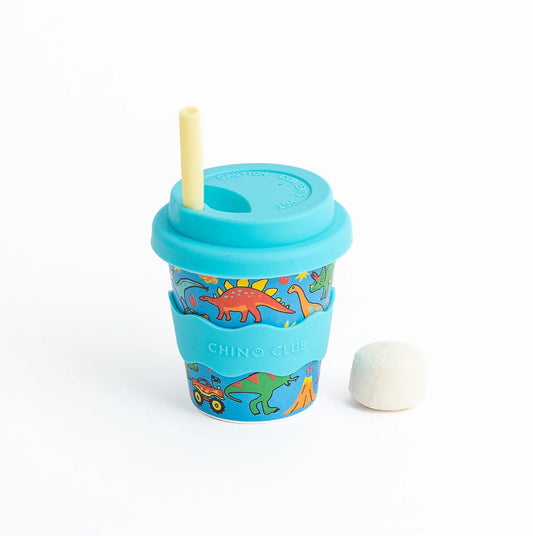 Dinosaurs and Monster Trucks Babychino Cup 4oz