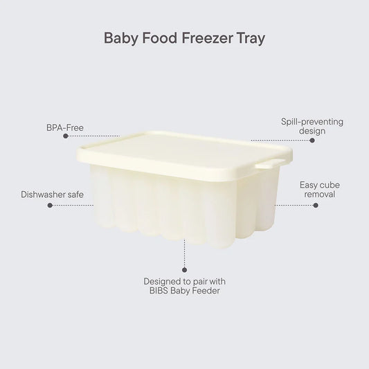 BIBS Baby Food Freezer Tray - Ivory