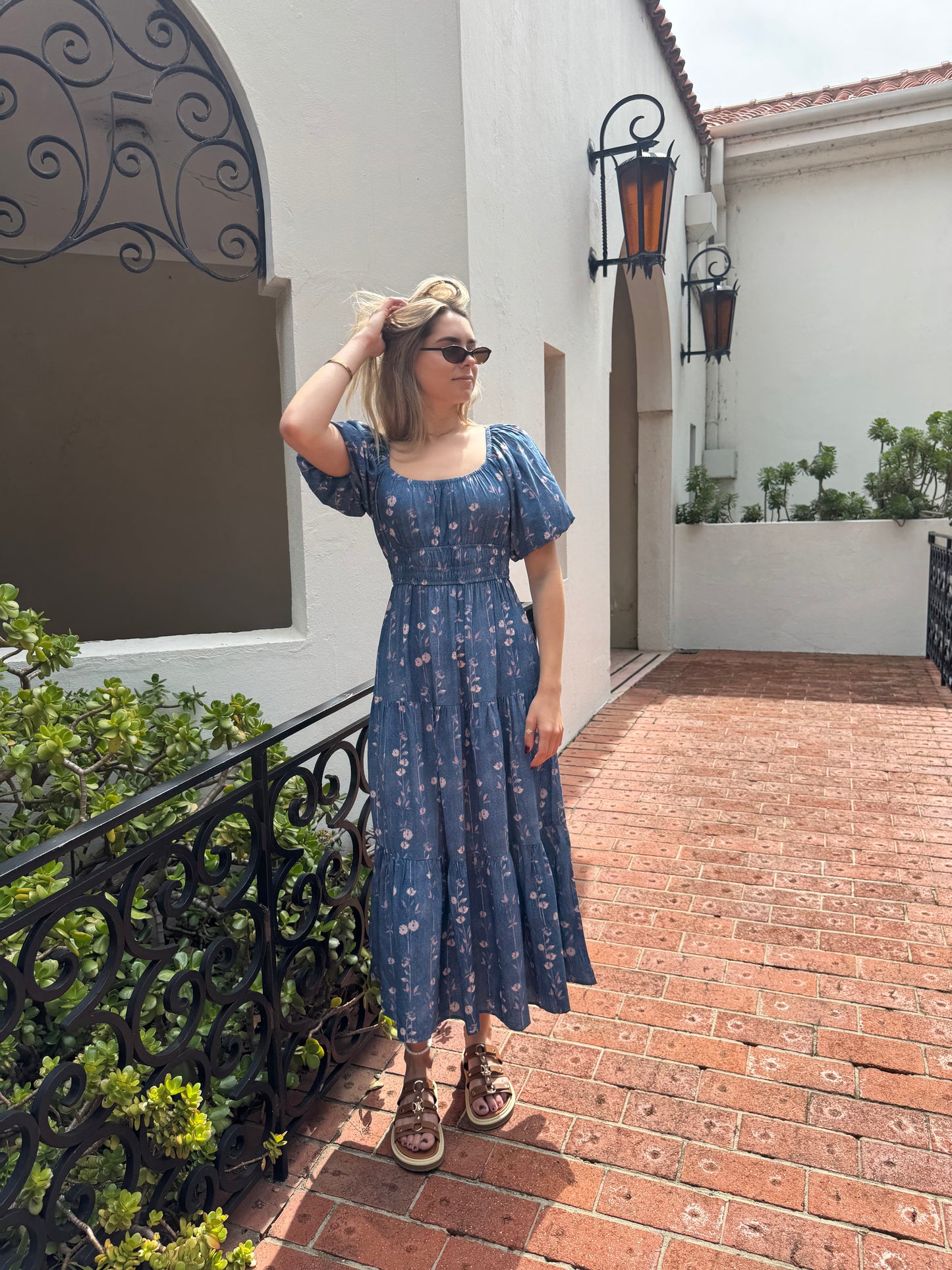 INDIGO BLOOM DRESS