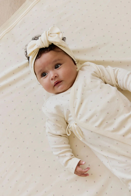 Organic Cotton Estelle Onepiece - Ditsy Cherries