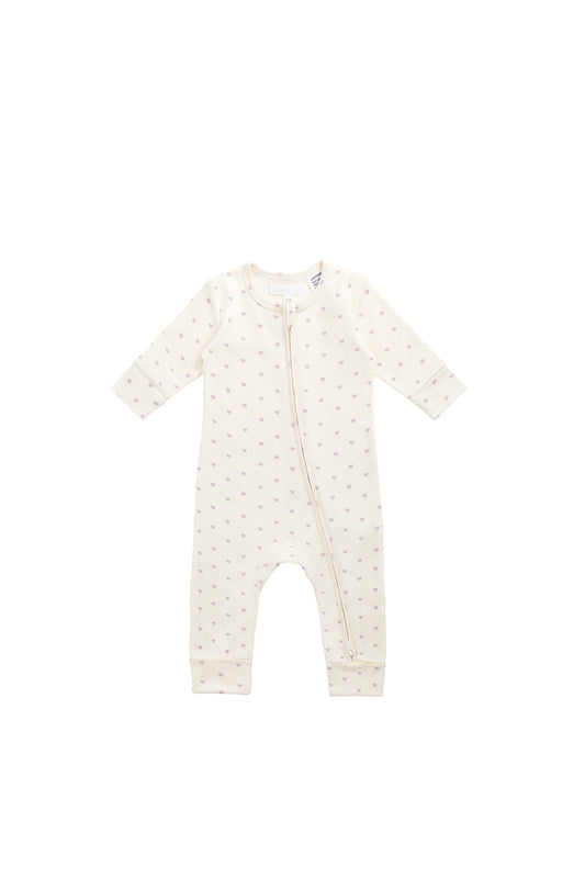 Organic Cotton Reese Zip One Piece - Mon Amour Vintage