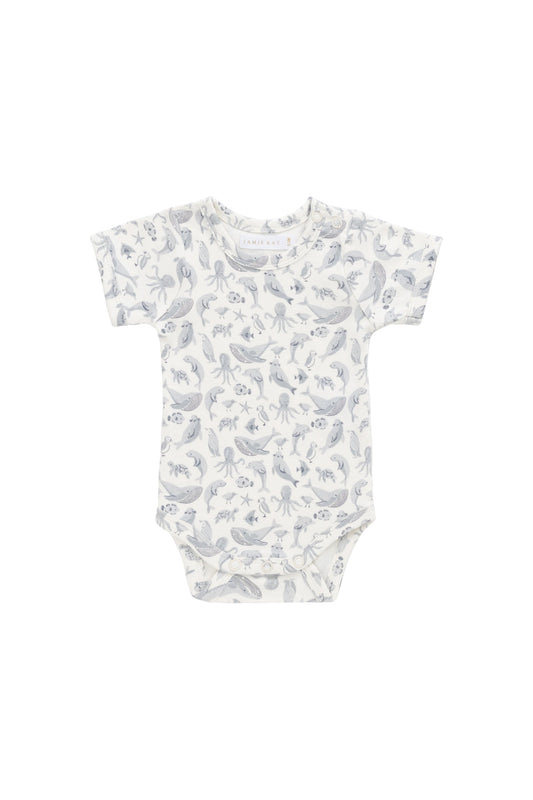 Organic Cotton Hudson Short Sleeve - Sea Life