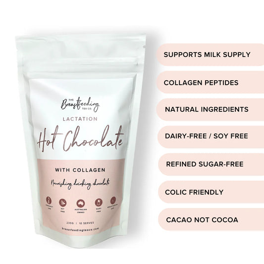 Lactation Hot Chocolate with Collagen (DF, SF)