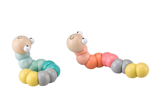 Wooden Wiggly Worms
