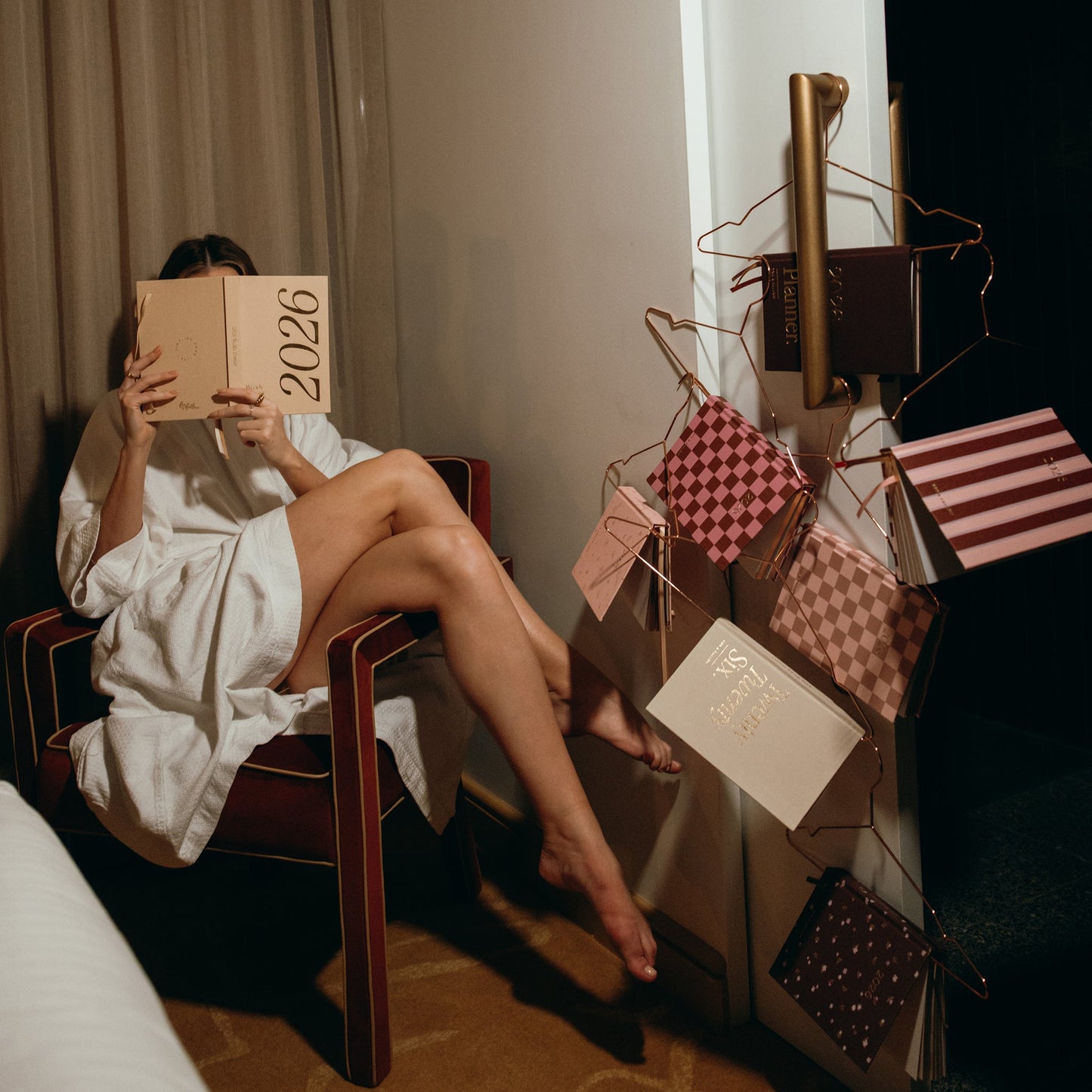 2026 A5 Vertical Planner - Taupe