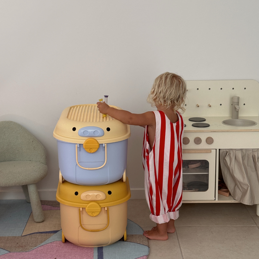 Ride-a-long Storage (Large) - Sandy Beach Pig