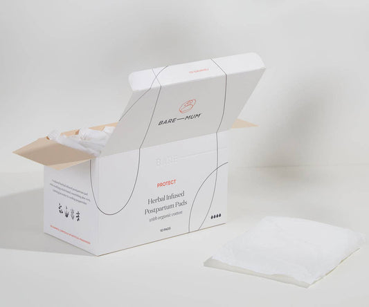 Herbal Infused Postpartum Pads: 10 Pack