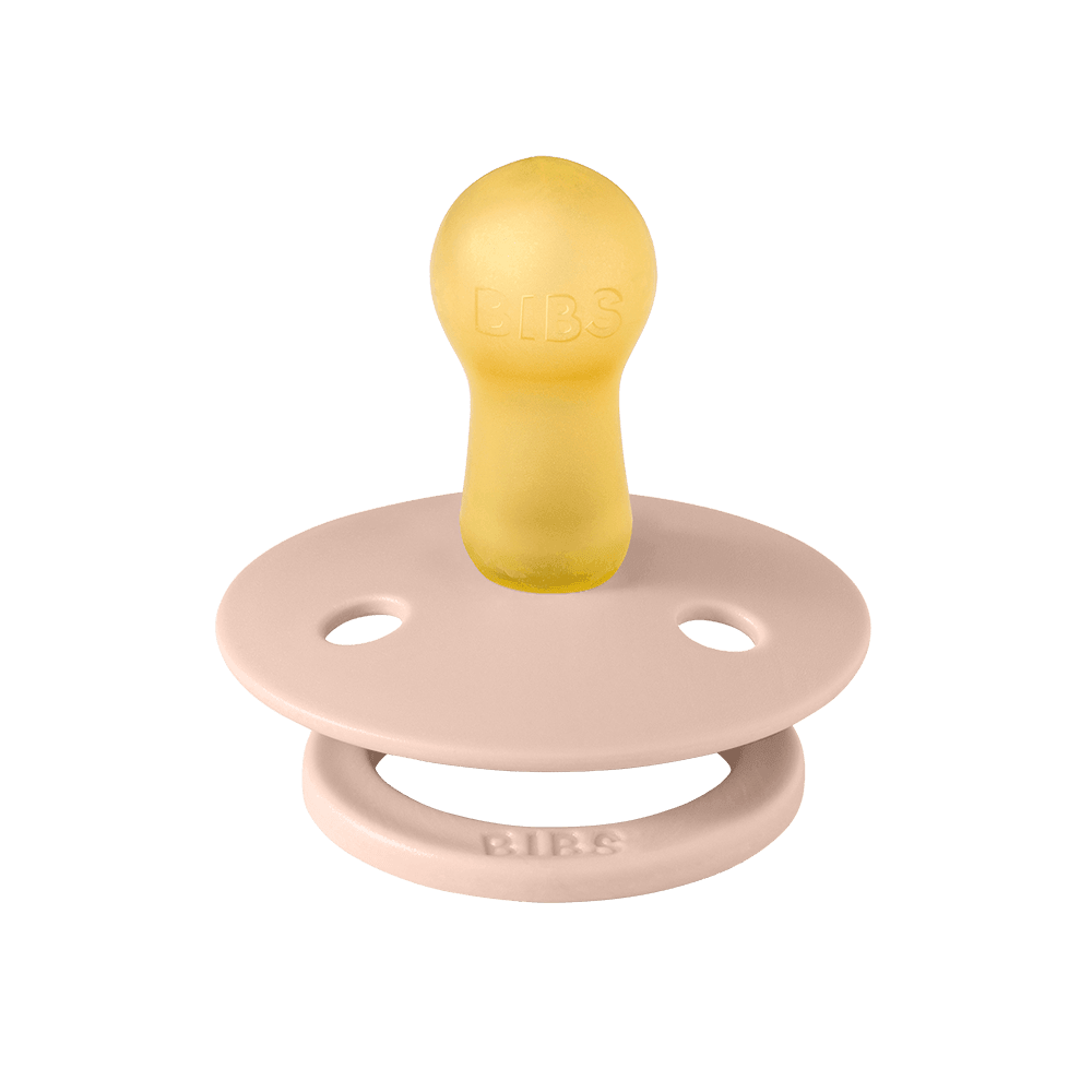 BIBS Round Pacifier - Blush