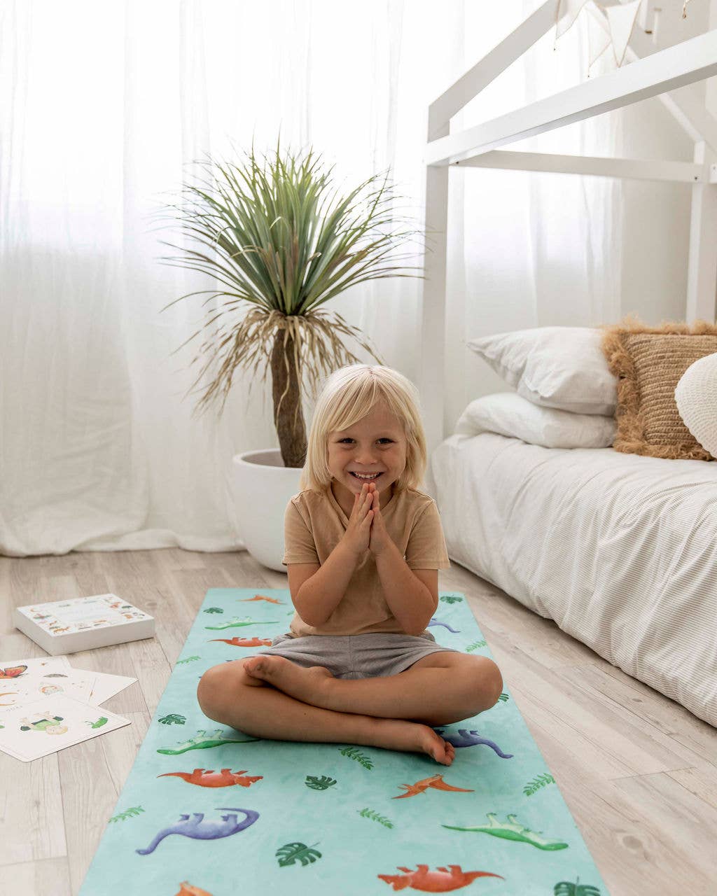 Printed Kids Yoga Mats: Enchanted Print