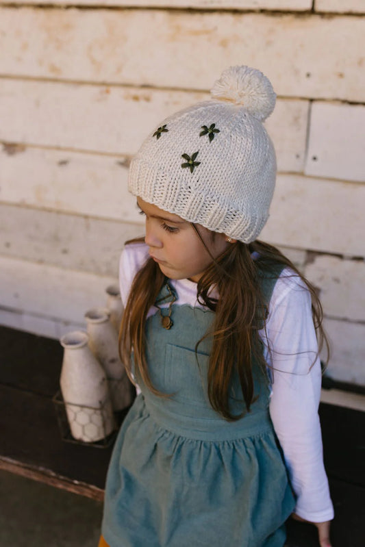 Daisy Beanie - Cream
