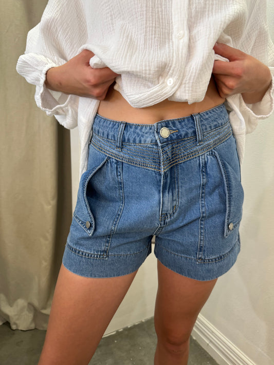 BRONTË SHORTS - BLUE