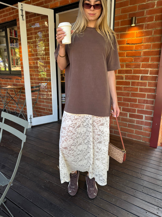 CLARA LACE MAXI SKIRT