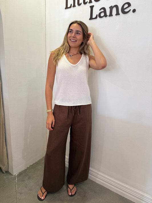 Tara Pants - Chocolate
