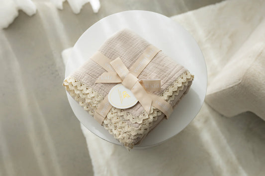 Classic Muslin Blanket | Oatmeal