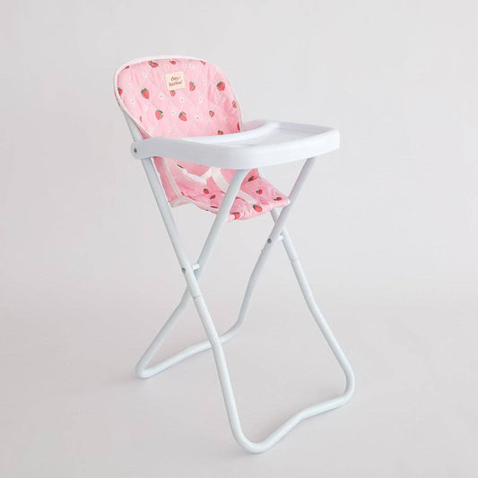 Tiny Harlow Doll Highchair - Stawberry Picnic