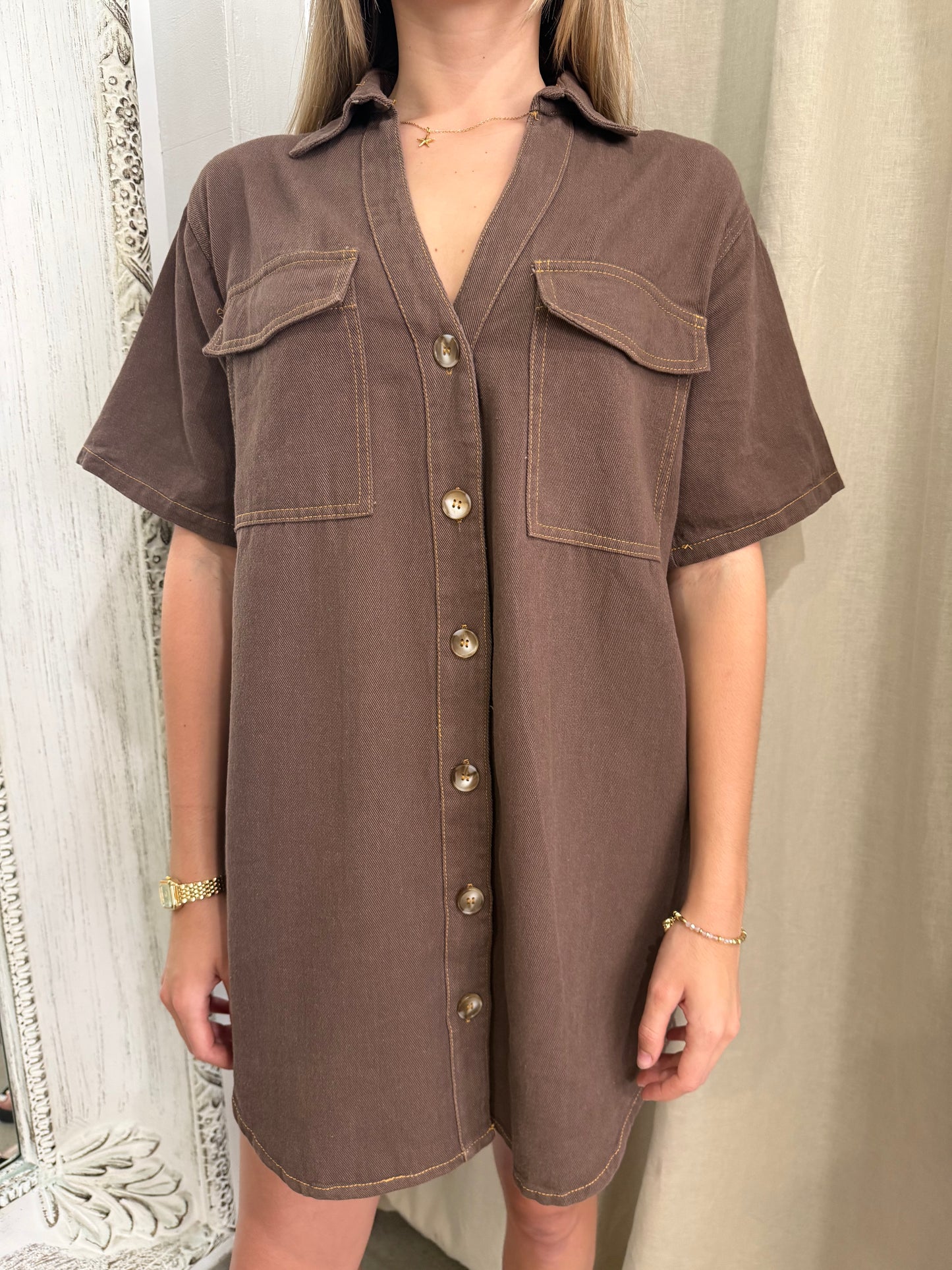 Sully Dress - Chocolate