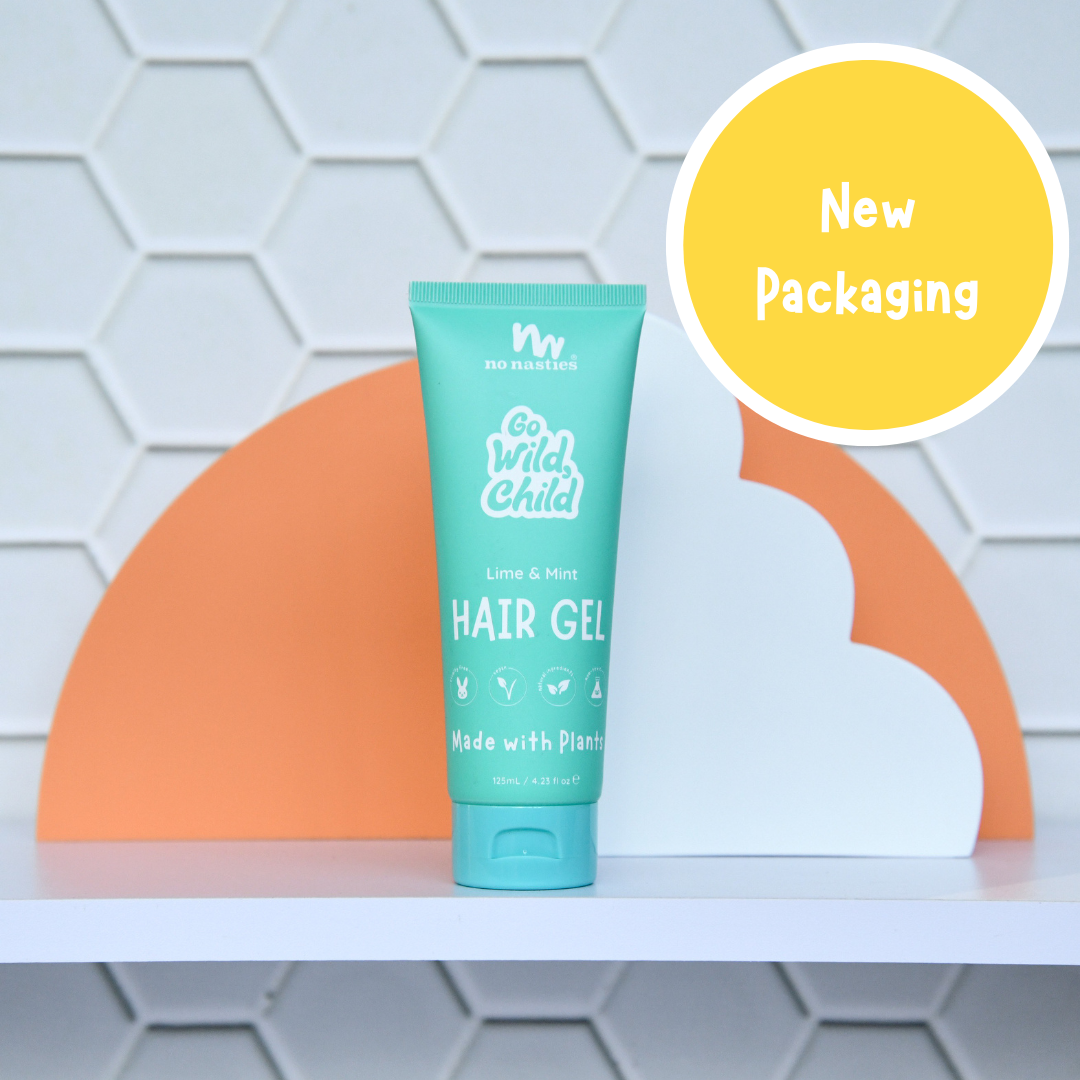 Natural Plant Based Hair Gel in Zesty Lime and Fresh Mint