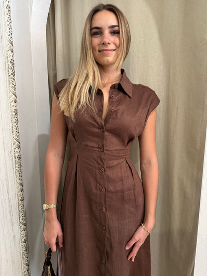 AVA LINEN DRESS