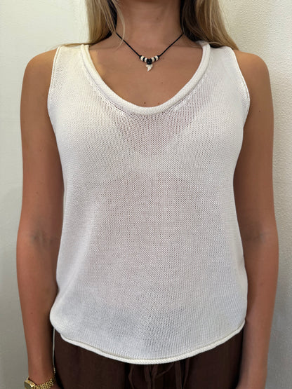 Scoop Spring Tank - Milk