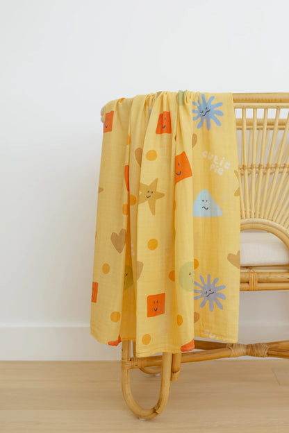 Cutie Pie Baby Muslin Swaddle