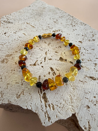 Honey Baby Amber Anklet