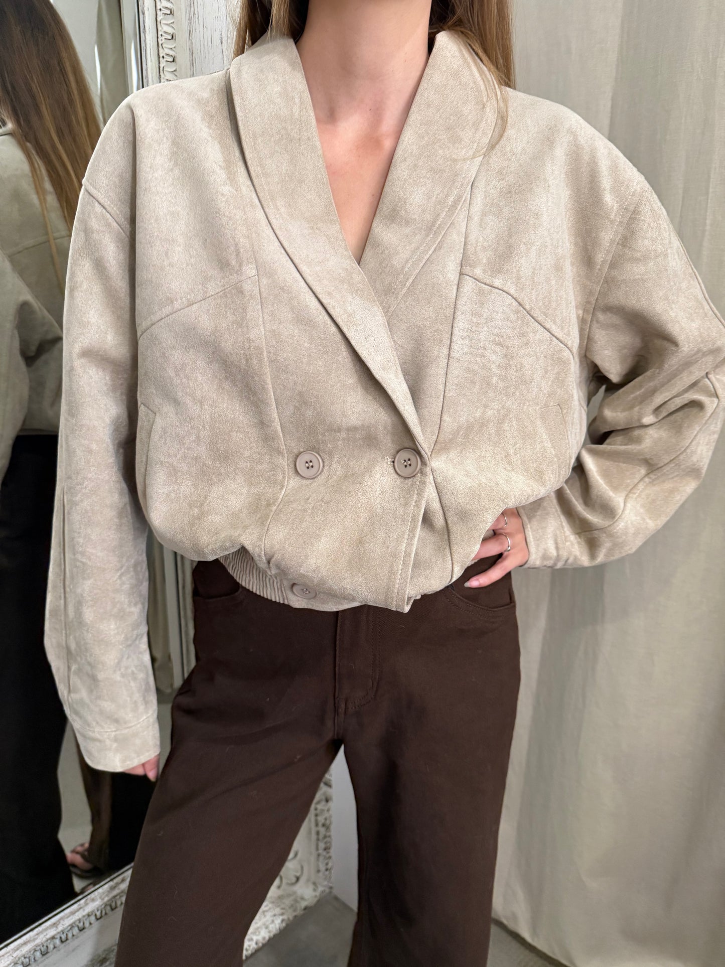ELLIS JACKET - STONE
