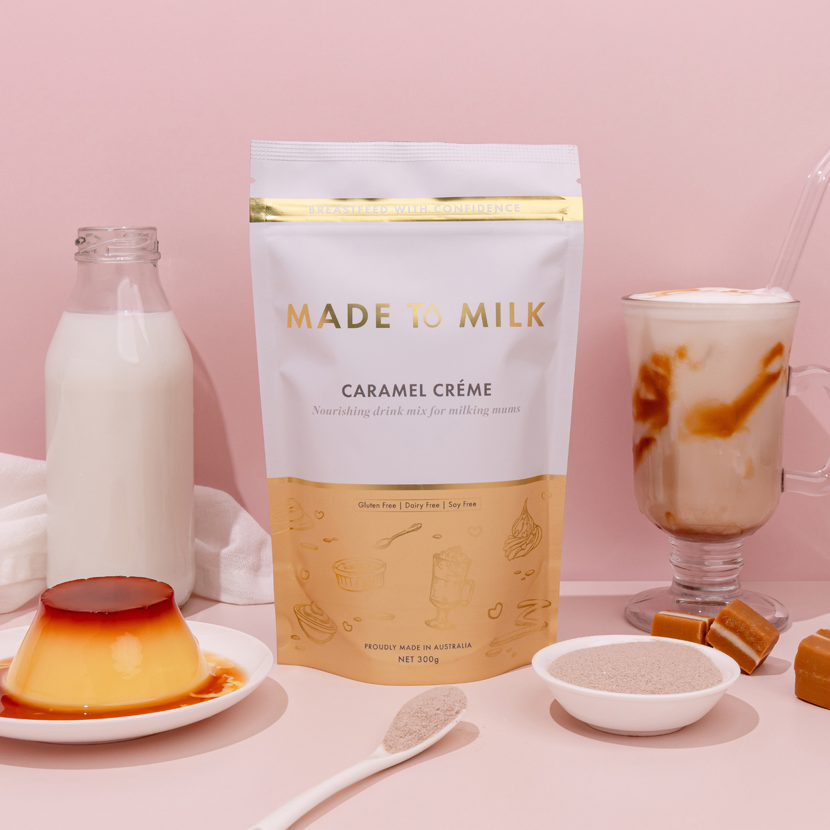 Caramel Creme Lactation Drink Mix- GF, DF & SF