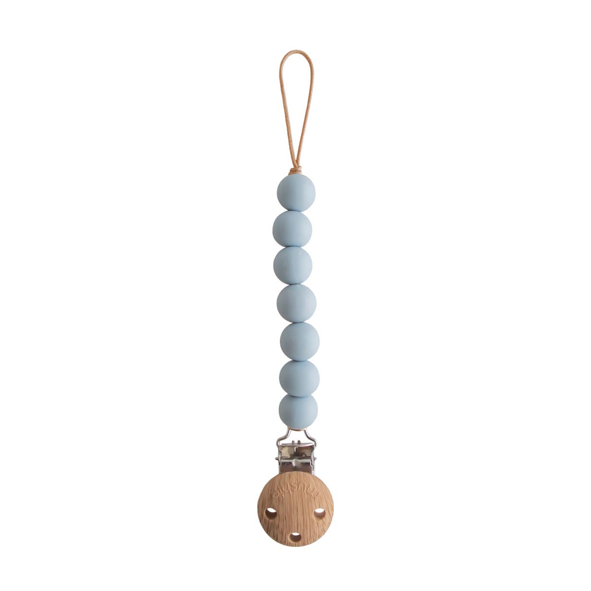 Mushie Halo Pacifier Clip – Cloud