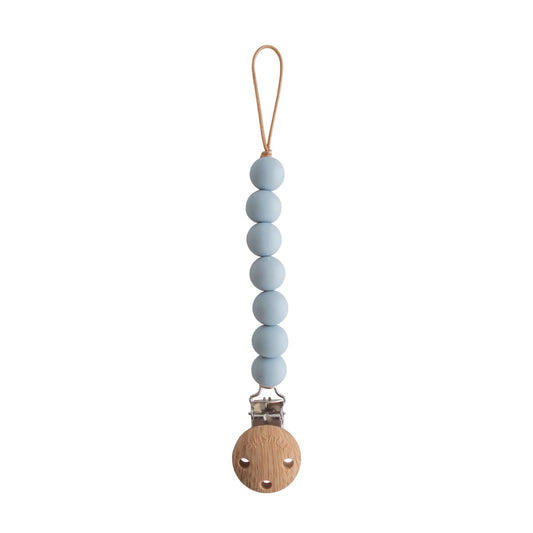Mushie Halo Pacifier Clip – Cloud